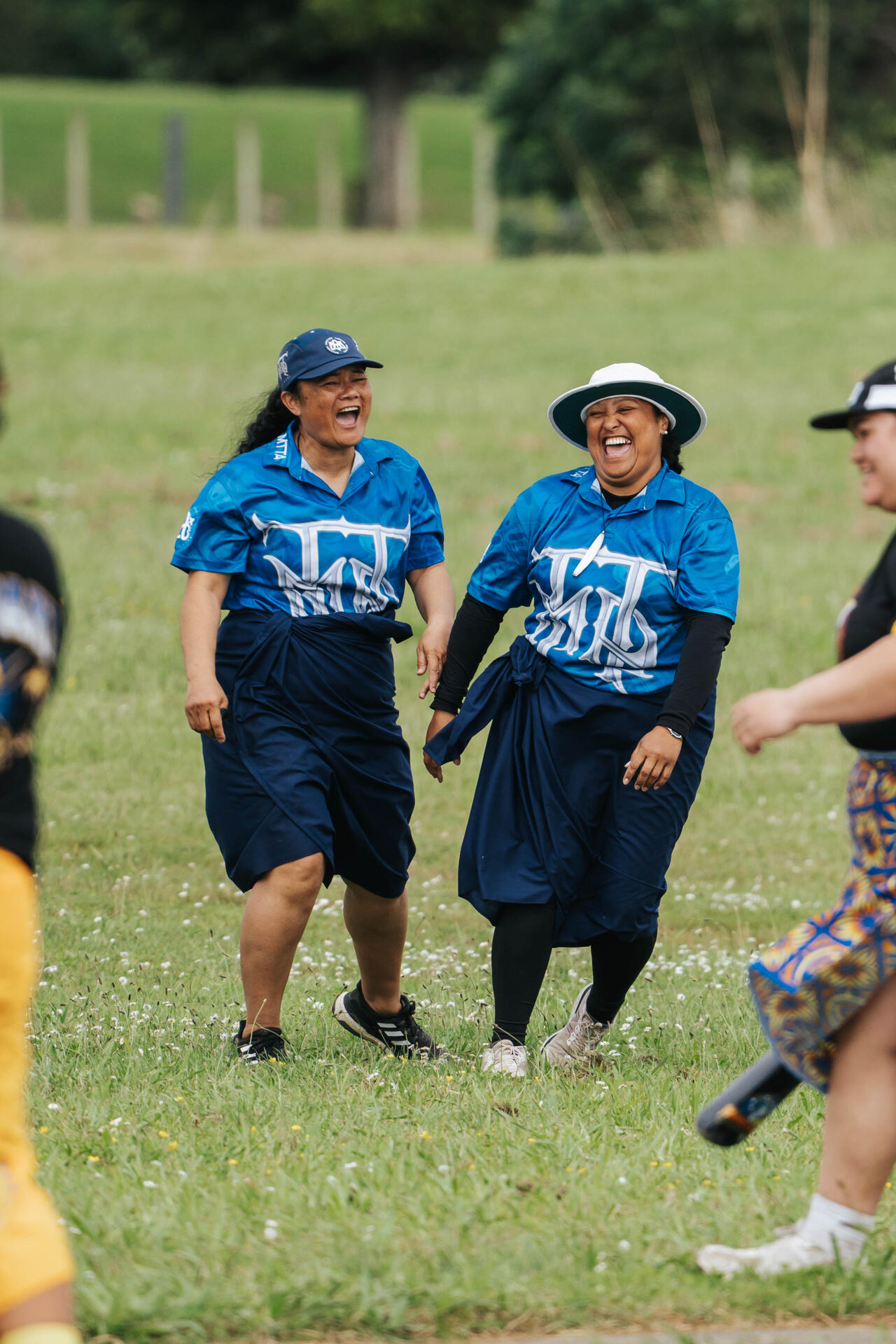 Women laughing during Kilikiti