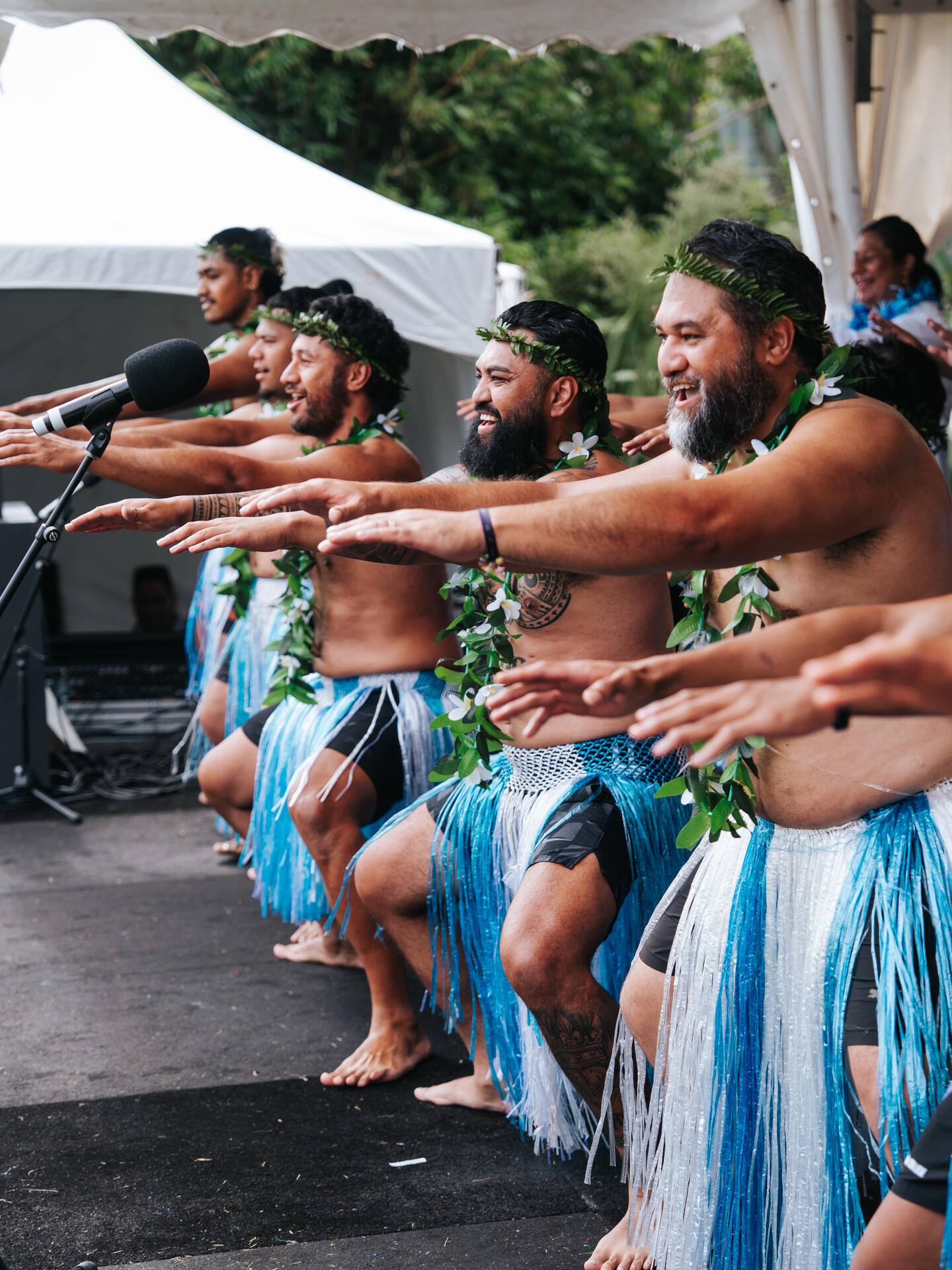 Fatele performers in traditional attire