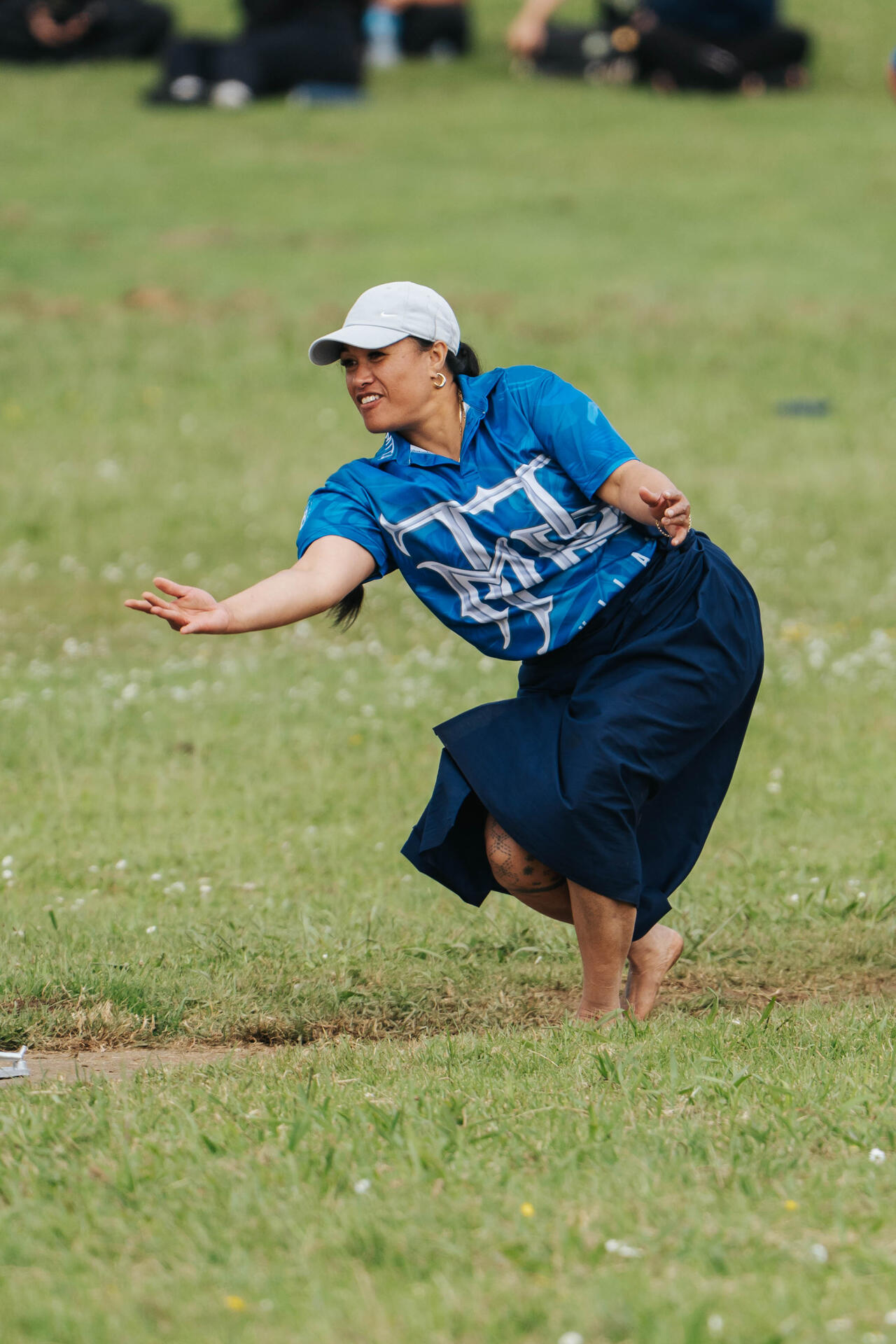 Individual bowling at community sports day