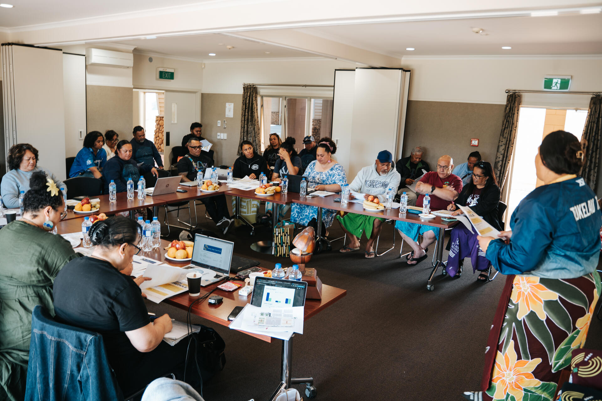 Community boardroom meeting